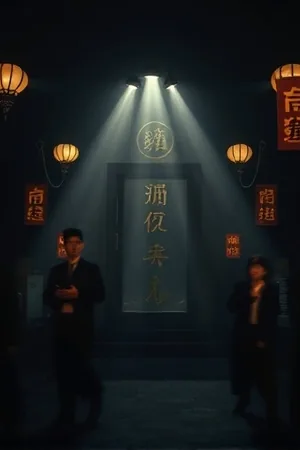 《钟楼十二点》竖版封面，雨夜教堂钟楼与一枚银色怀表